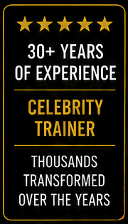 30+ years of experience — celebrity trainer — thousands transformed over the years